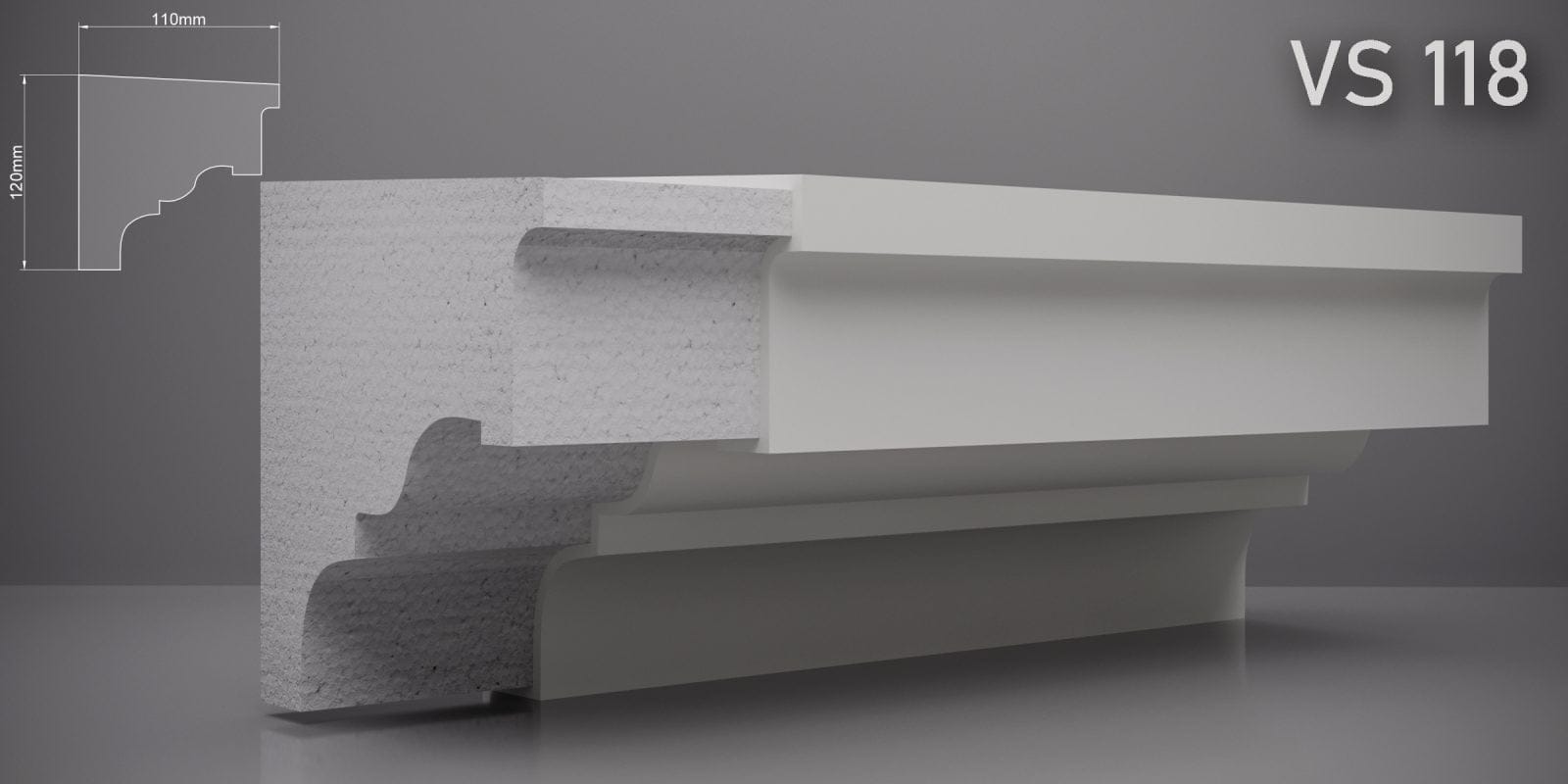 Solbanc decorativ fațadă - imagine 2