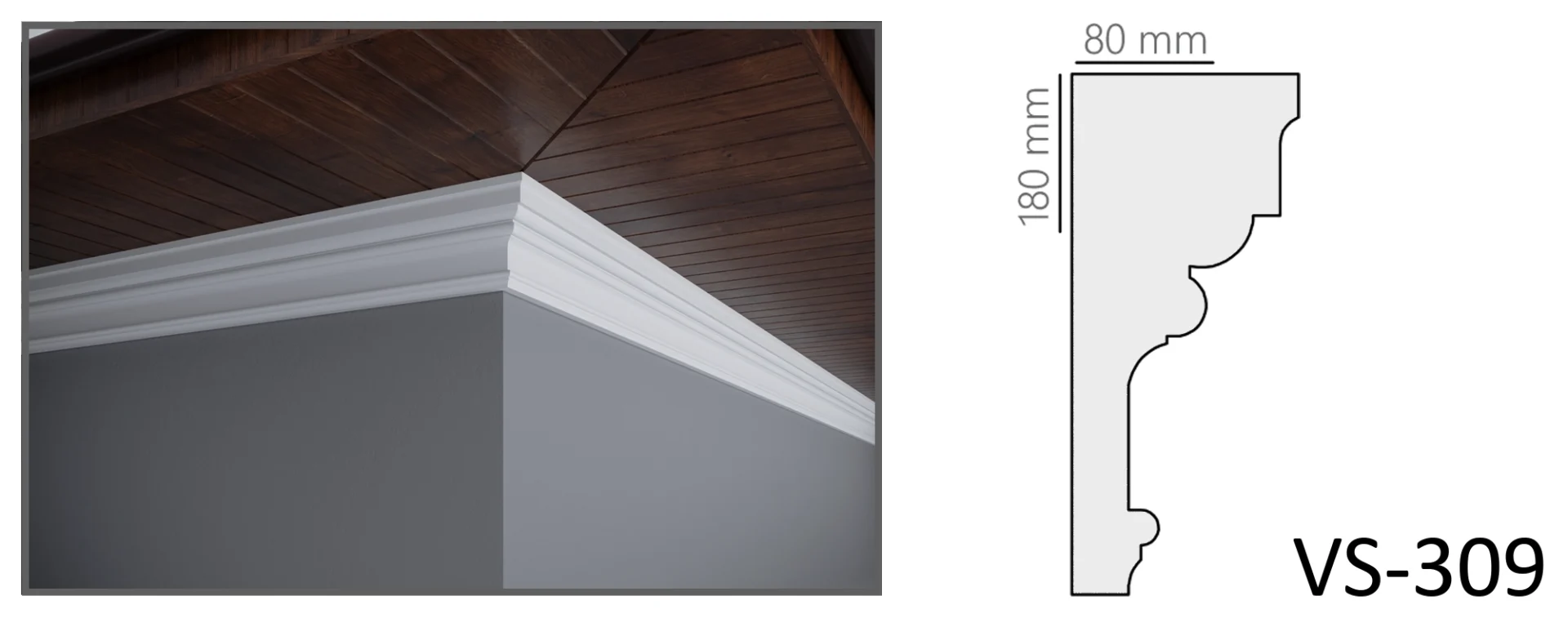 element arhitectural cornișă exterior