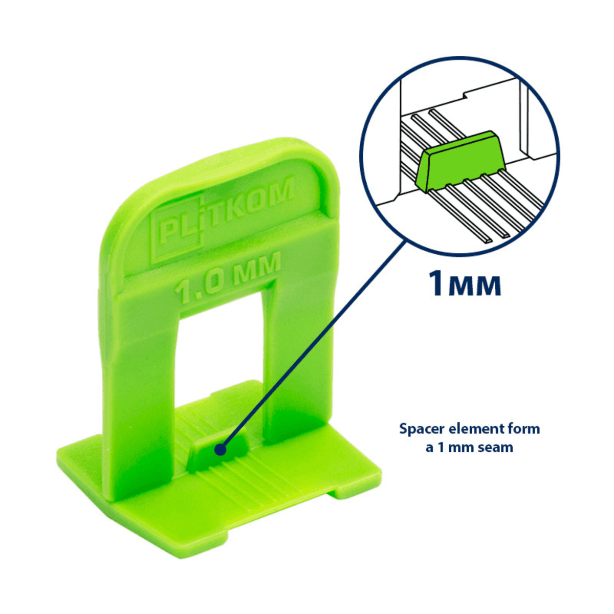 Clipsuri nivelare gresie 1 mm (100 buc) – pentru montaj perfect - imagine 3
